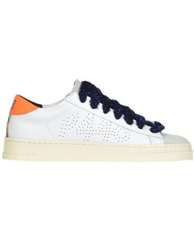 P448 Leather Sneakers - Blue