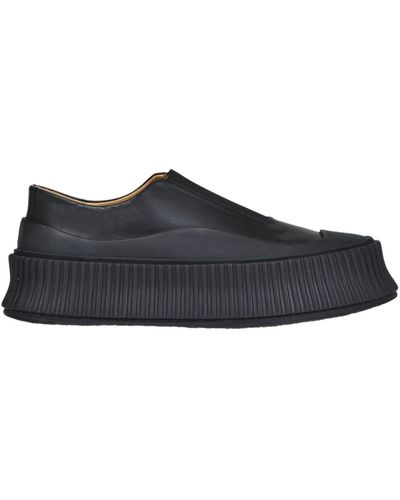 Jil Sander Slip On Sneakers - Black