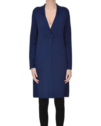 Maliparmi Knitted Coat - Blue