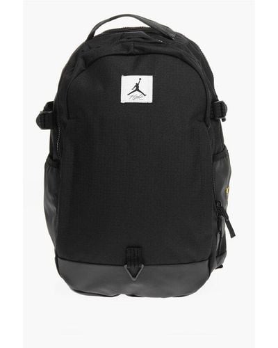 Nike Air Jordan Solid Colour Jam Flight Backpack With Contrasting - Black