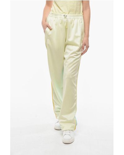 Khrisjoy Colorblock-Jersey Joggers With Contrasting Bands - Yellow