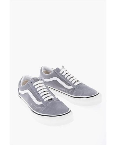 Vans Suede And Fabric Old Skool 36 Low-Top Trainers - White