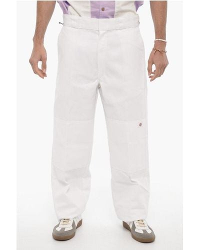 Dickies Belt Loops Cotton Twill Trousers - White