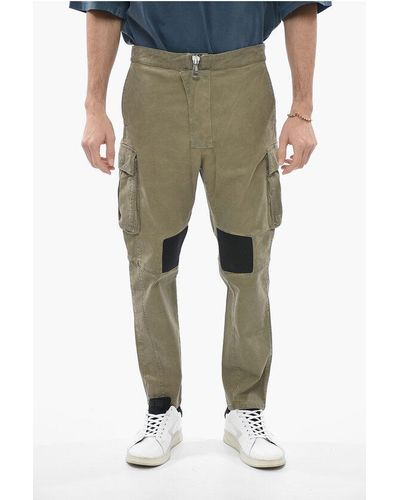 Balmain Tapered Fit Cargo Trousers - Green
