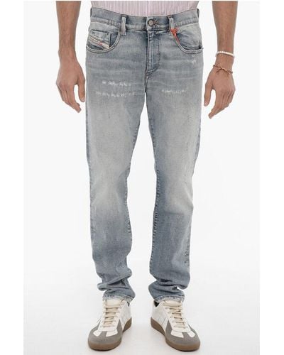 DIESEL Mid Waist 2019 D Strukt Slim Fit Jeans 16Cm L.32 - Grey