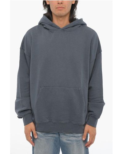 COLORFUL STANDARD Brushed Cotton Oversized Fit Hoodie - Grey