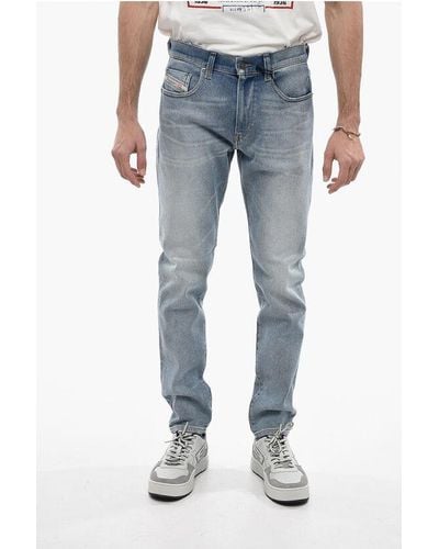 DIESEL Vintage Effect D-Strukt Slim Fit Jeans 16Cm L32 - Blue