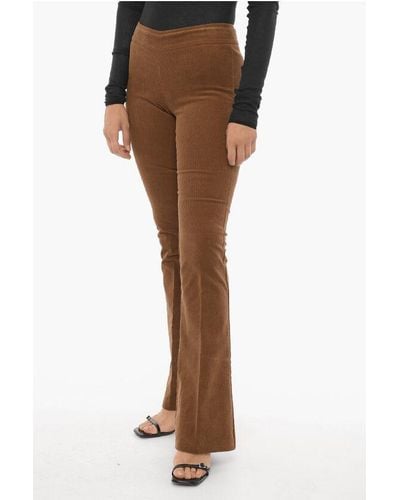 Avenue Montaigne Corduroy Bellini Bootcut Trousers - Brown