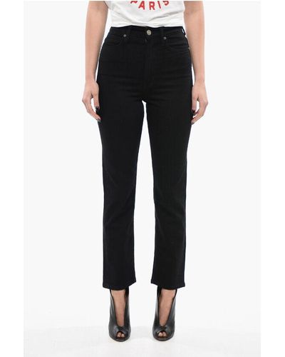 Calvin Klein Straight Fit High Rise Jeans 19Cm - Black