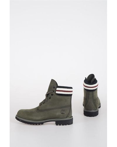 Timberland Marni Leather Combat Boots - Black