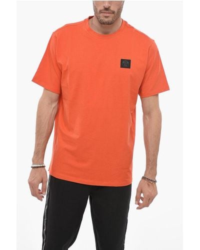 North Sails Short Sleeved T-Shirt Patch - Orange