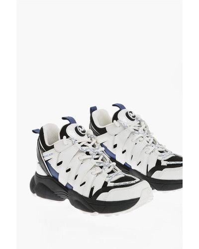 Michael Kors Michael Leather And Mesh Hero Low Top Trainers - White