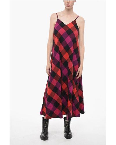 Woolrich Chequered Archive Long Dress