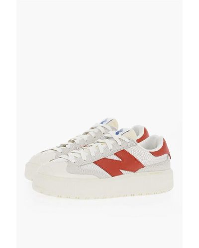 New Balance Low-Top Trainers With Rubber Sole - White
