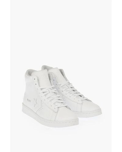 Converse All Star Leather Trainers - White