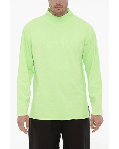 ERL Long Sleeve Turtle-Neck T-Shirt - Green