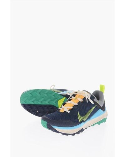 Nike Fabric Wildhorse 8 Trainers With Contrasting Details - Blue