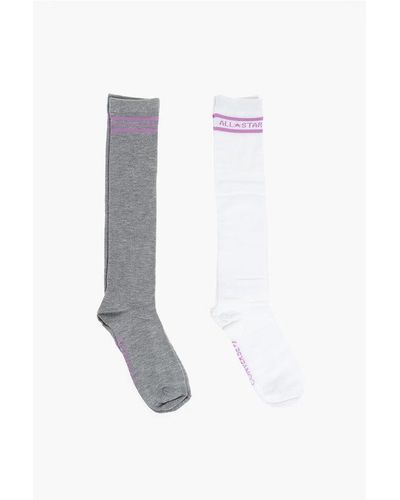 Converse Set 2 Pairs Of Socks - White