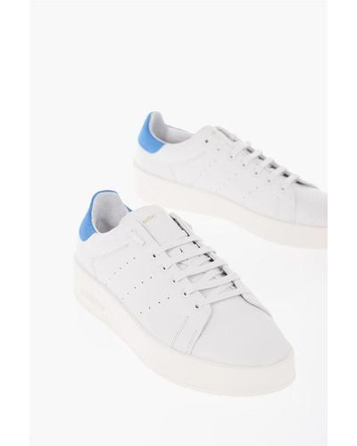 adidas Leather Stan Smith Recon Low Top Trainers - White