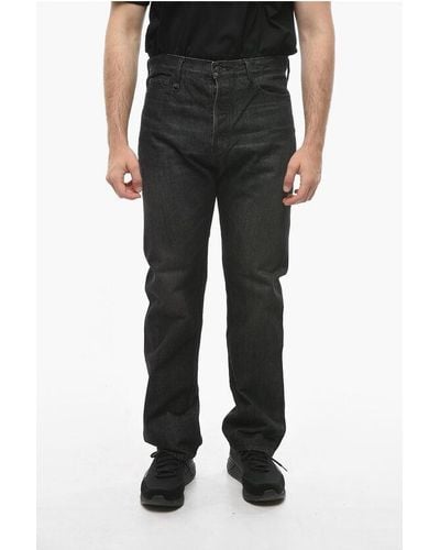 Undercover Straight Fit Multipocketed Denims With Belt Loops 19Cm - Black