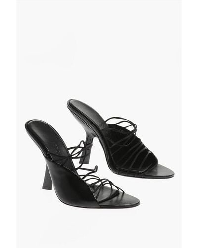 Ferragamo Leather Altaire Sandals 11 Cm - Black