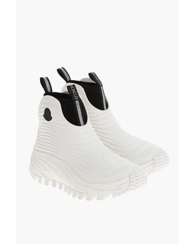 Moncler Rubber High-Top Acqua High Trainers With Removable Sock - White