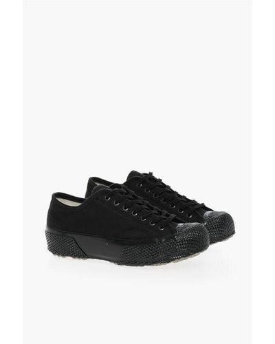 Superga Artifact Low-Top Fabric Trainers With Rubber Sole - Black