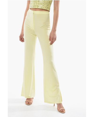 Remain Ankle Split Sheer Jessie Trousers - Yellow