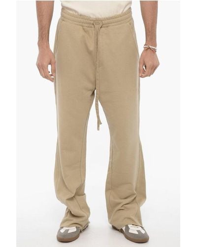 1989 STUDIO Brushed Cotton Joggers With 4 Pockets - Natural