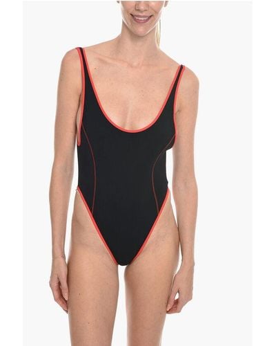 DIESEL Two-Tone Bfsw-Kaylas One Piece Swimsuit - Black