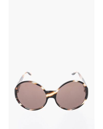 Gucci Round Sunglasses With Tortoiseshell Frame - Pink