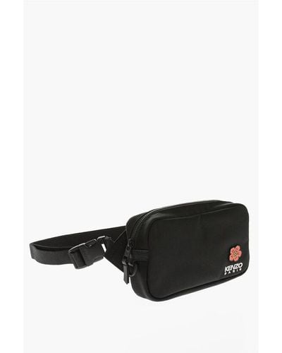 KENZO Nylon Bum Bag With Logo - Black