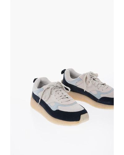 Clarks Crepe Sole Suede Lockhill Low-Top Trainers - Multicolour