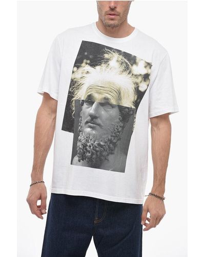 Neil Barrett Loose Fit Maximvs Einstein T-Shirt - Grey