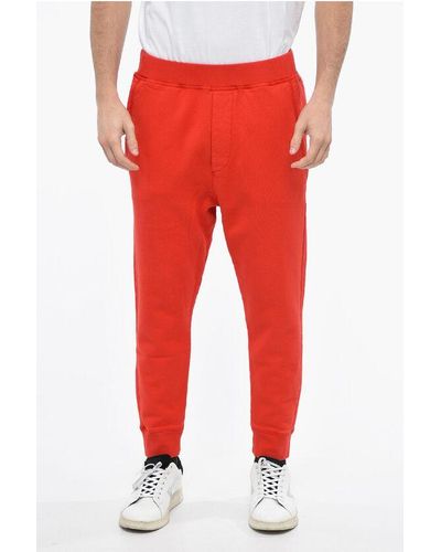 DSquared² Relax Dean Joggers With Logo Print - Red