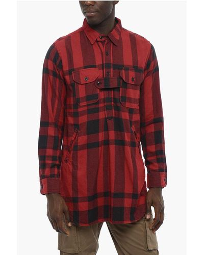 Engineered Garments Cotton-Twill Tartan Shirt - Red