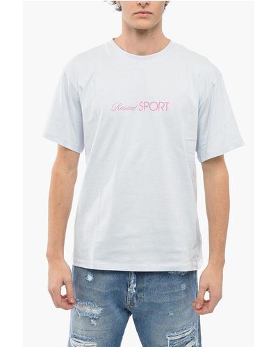 Rassvet (PACCBET) Lettering Printed Cotton Crew-Neck T-Shirt - White