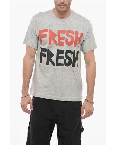 Comme des Garçons Shirt Printed Fresh T-Shirt - Grey