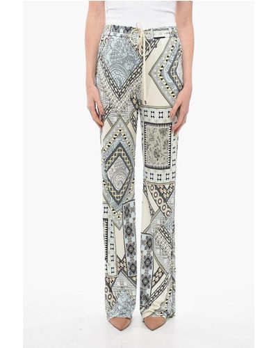 Etro Printed Leisure Trousers With Drawstrings - Multicolour