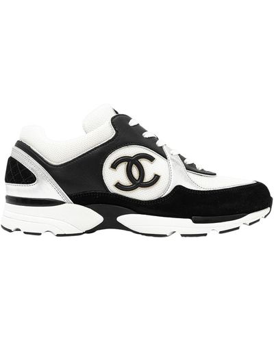 Chanel Logo Sneaker 'black White'