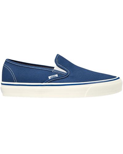 Blue Vans Slip-on shoes for Men | Lyst