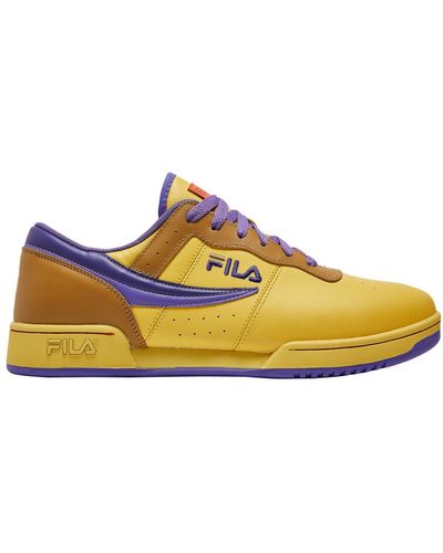 Yellow Fila Shoes for Men | Lyst