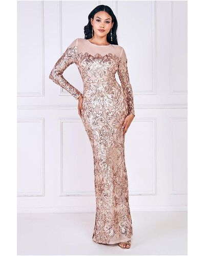 Plus floral sequin wrap shop skater dress
