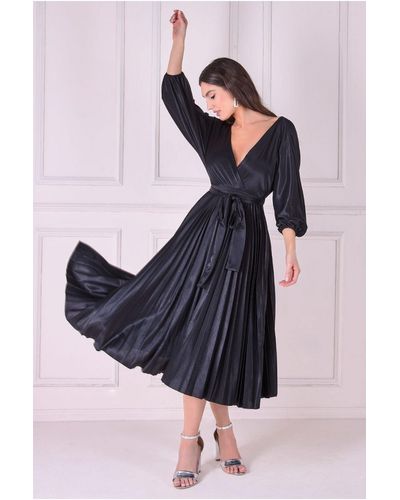 Satin-wrap Dresses for Women - Up to 70% off | Lyst