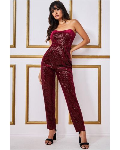 Sequin Jumpsuits for Women - Up to 70% off | Lyst