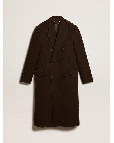 Golden Goose ’S Double-Breasted Coat - Brown