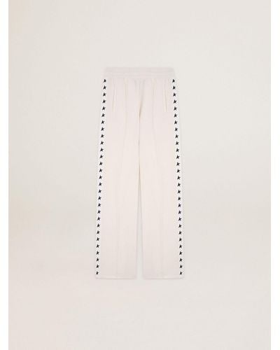Golden Goose ’ Sweatpants With Stars On The Sides - Multicolor