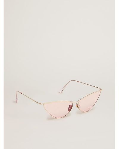 Golden Goose Sunframe Cat-Eye Style With Frame And Lenses - Natural