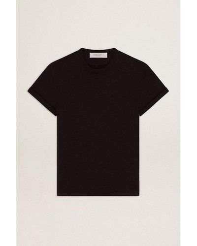 Golden Goose ’S Regular-Fit Distressed T-Shirt - Black