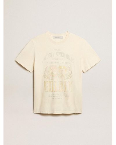 Golden Goose T-Shirt Da Uomo - Neutro